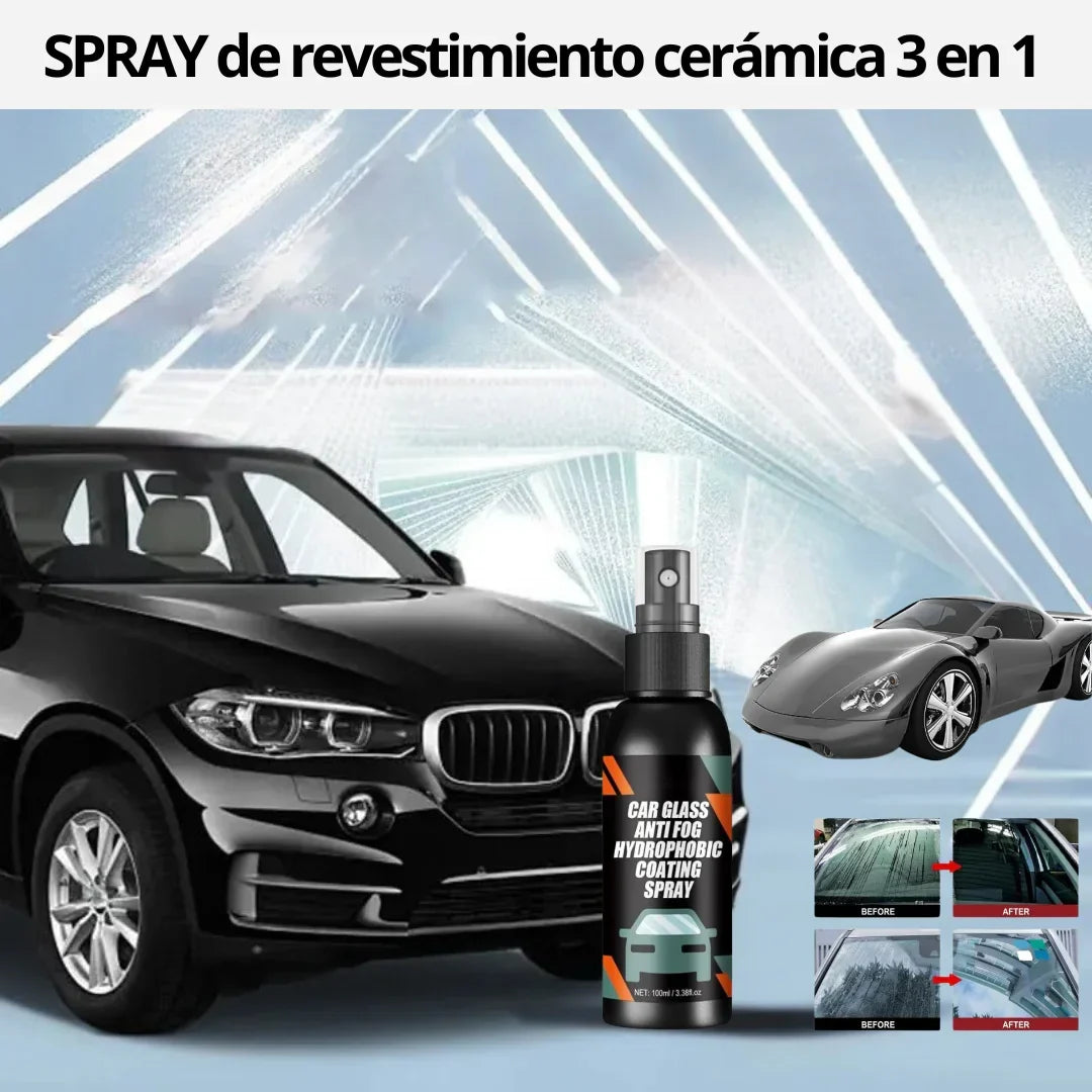 Cera en Spray Brilla Max 100ml - ¡Renueva el Brillo de tu Auto en Minutos! Protección y Practicidad para Superficies Automotrices