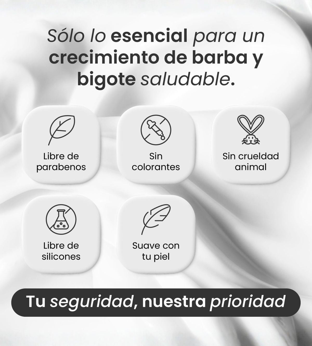Bálsamo para Crecimiento de Barba Ultra Potente con Minoxidil 20% | 100mL