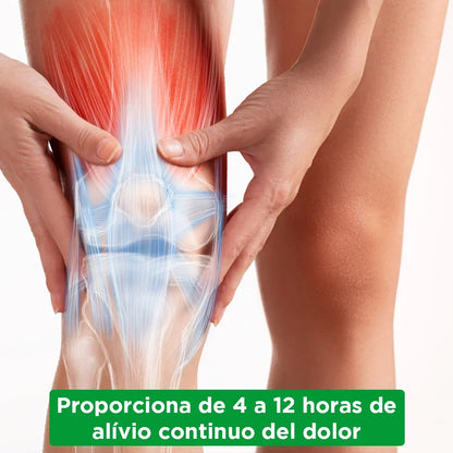 Parche Natural para Dolores Articulares Artritis y Reumatismo - Alivio Articular [12 unidades por paquete]