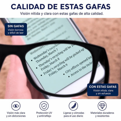 Gafas Vitara TR90 – Oferta 2x1 con Estuche y Paño de Limpieza + Envío Gratis