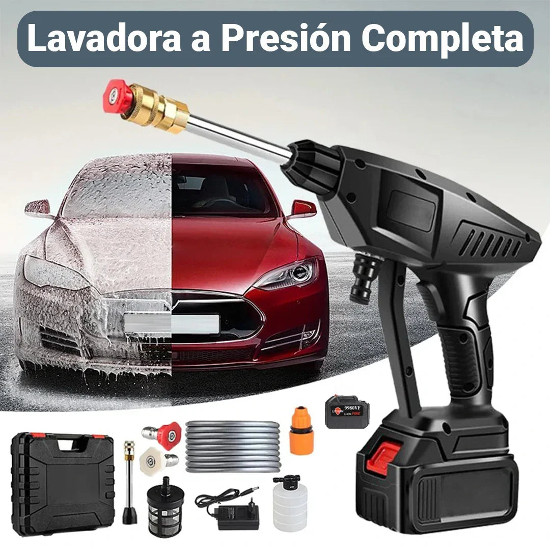 Lavadora a Presión Portátil Combo Completo + Maleta - HidroJet