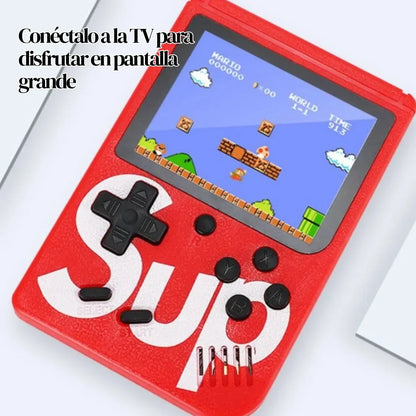 Mini Game Portátil con 400 Juegos Clásicos – Compacto, Conéctalo a la TV y Revive la Nostalgia de los Años 80.