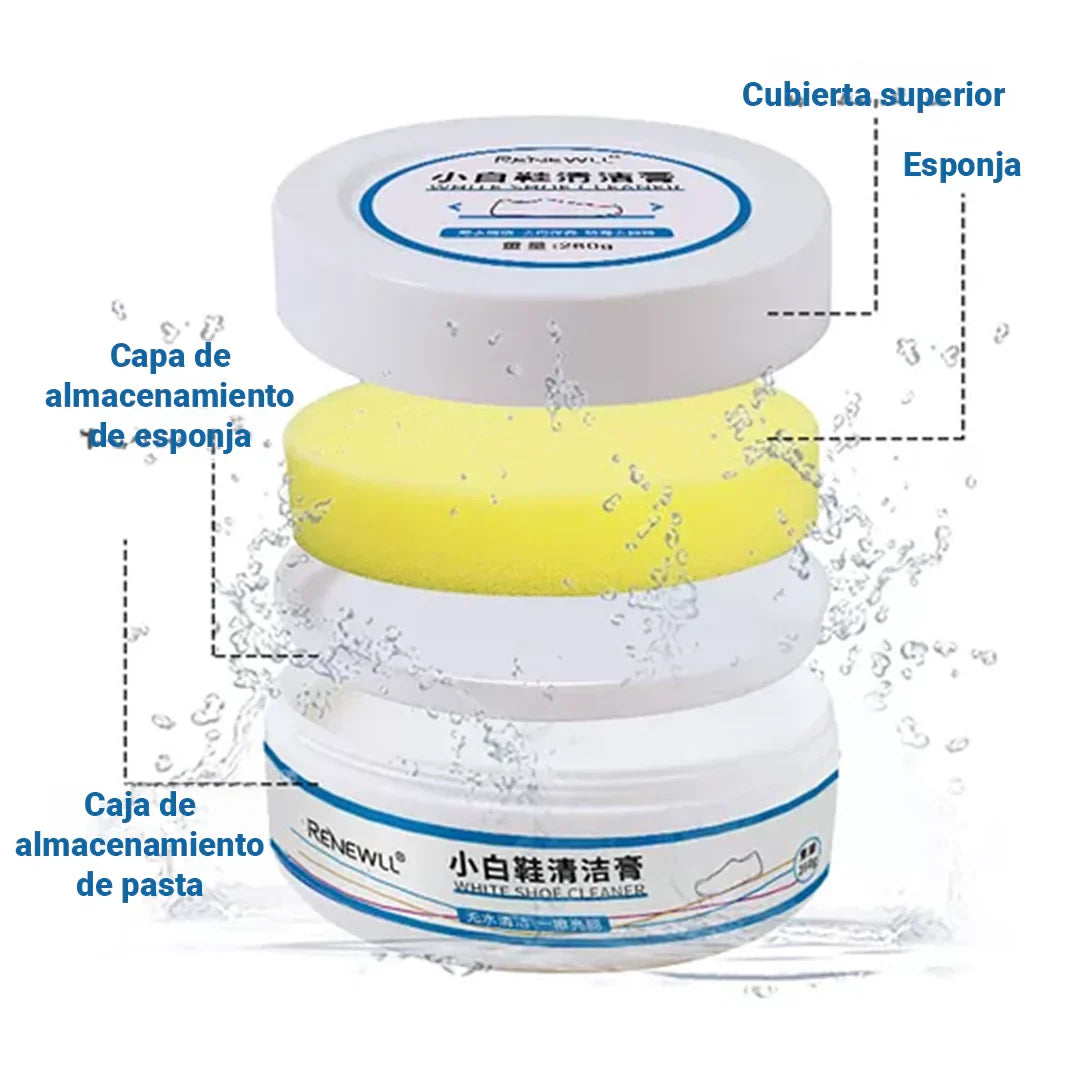 Limpieza en seco de calzado - Pasta Mágica de Coco Japonesa - [Pre El Buen Fin con 69% de descuento]
