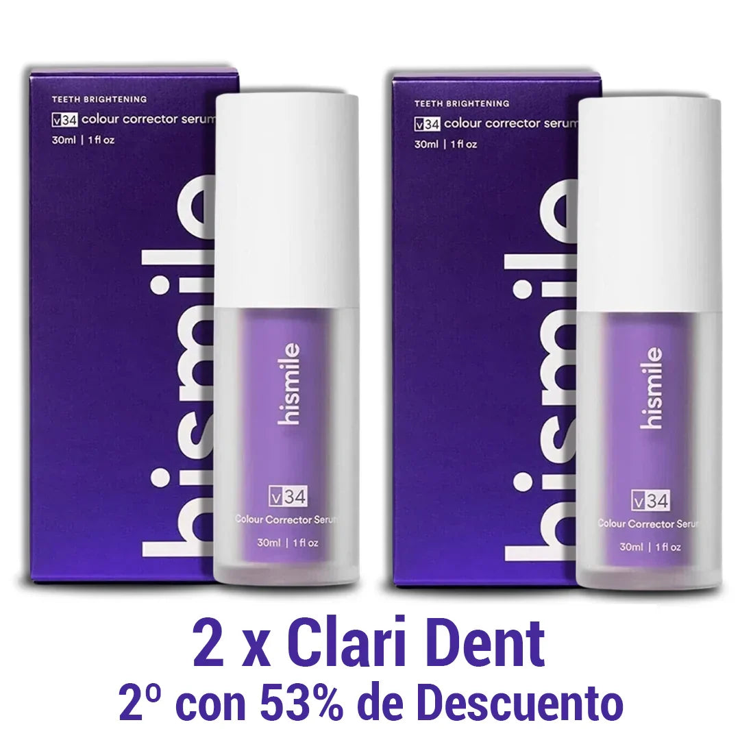 Clari Dent Morado - Blanqueador Dental [Efecto instantáneo]