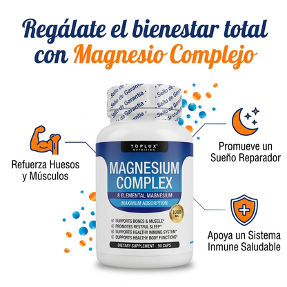 ✨ Magnesium Complex Toplux - Descansa profundo y recupérate mejor sin tensión